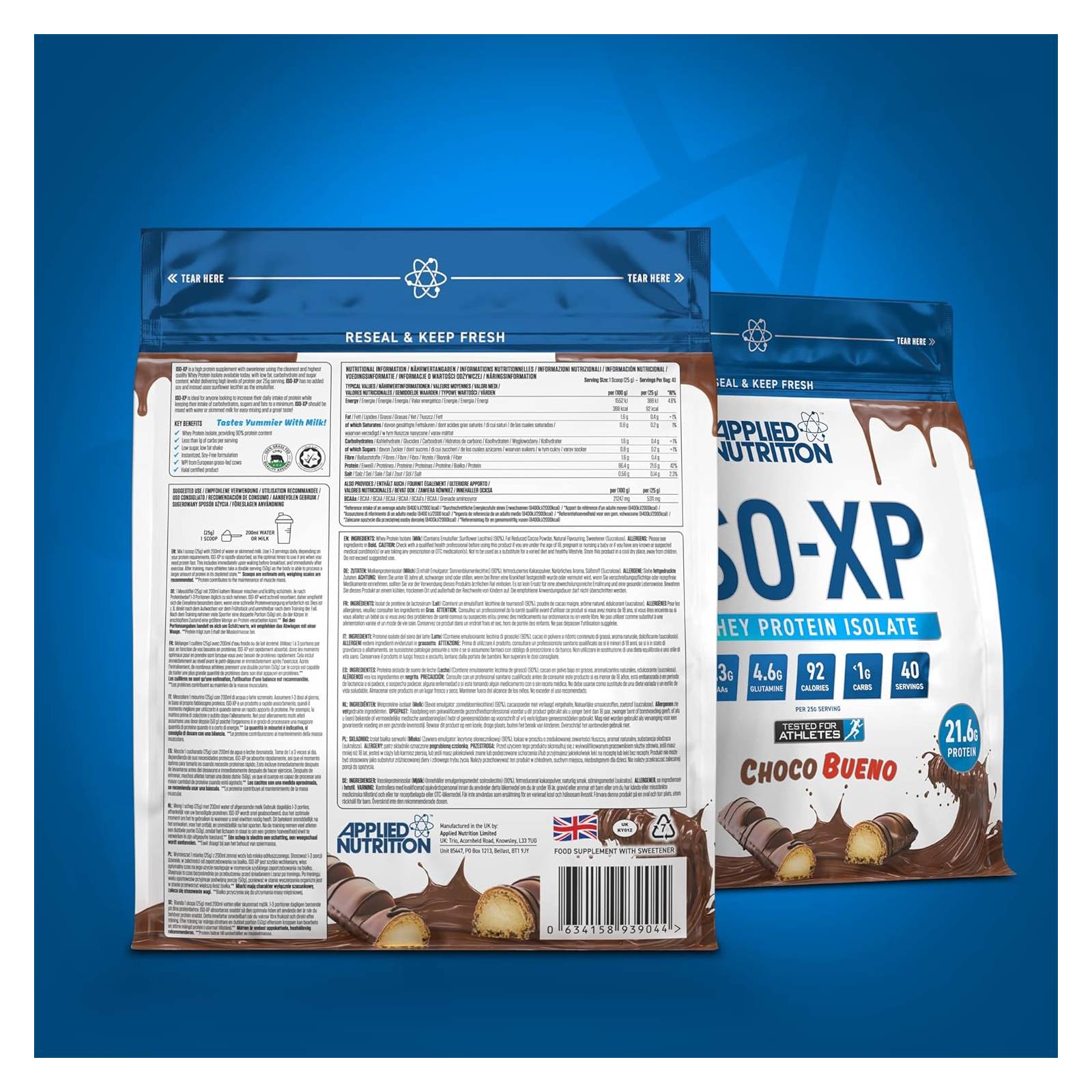 Applied Nutrition ISO-XP Choco Bueno / 40 Servings