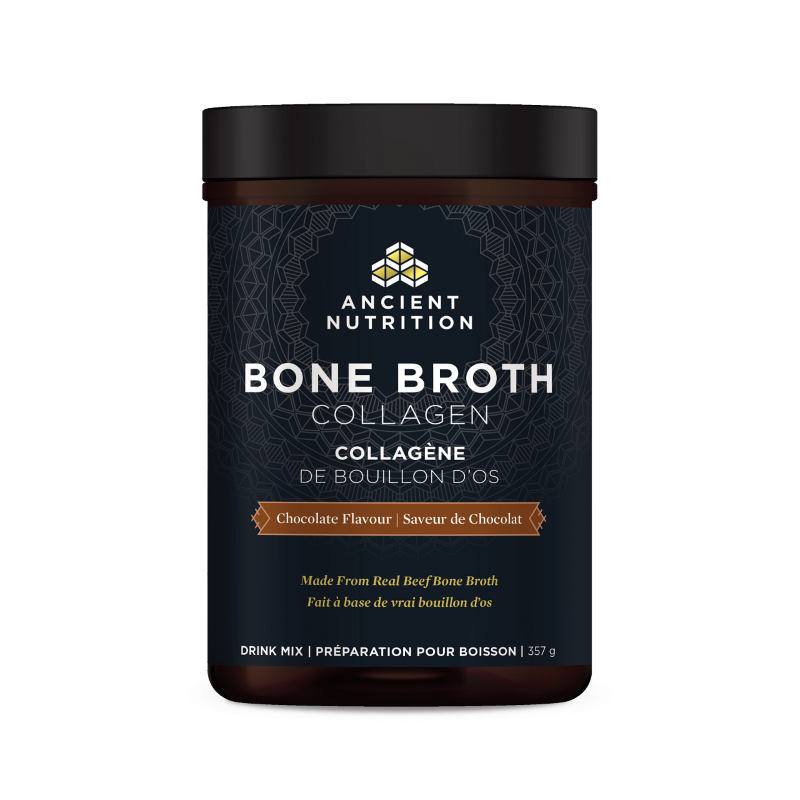 Ancient Nutrition Bone Broth Collagen Protein Chocolate / 15 Serving