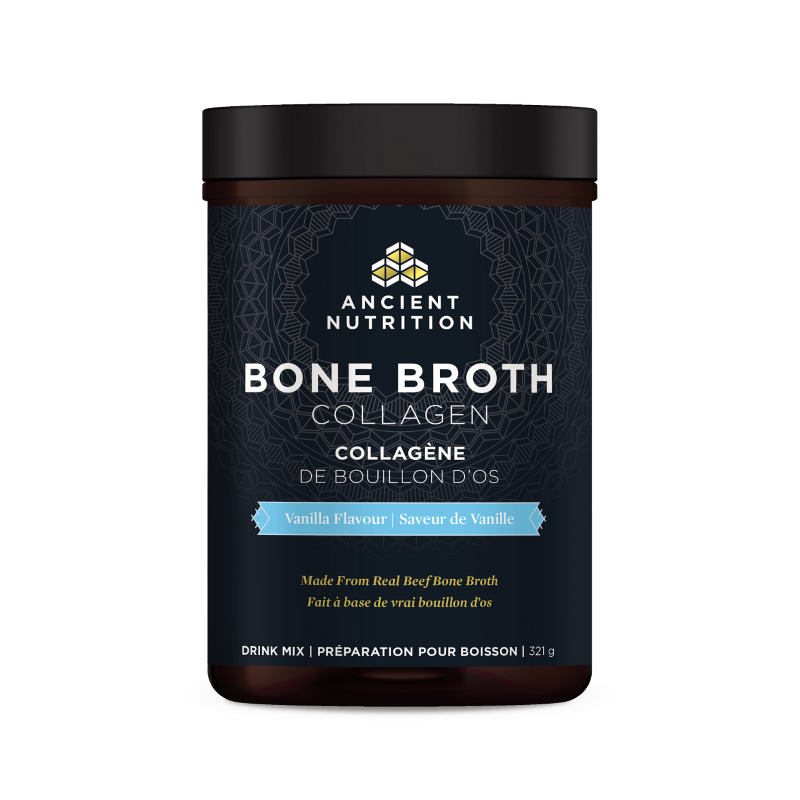 Ancient Nutrition Bone Broth Collagen Protein Vanilla / 15 Serving