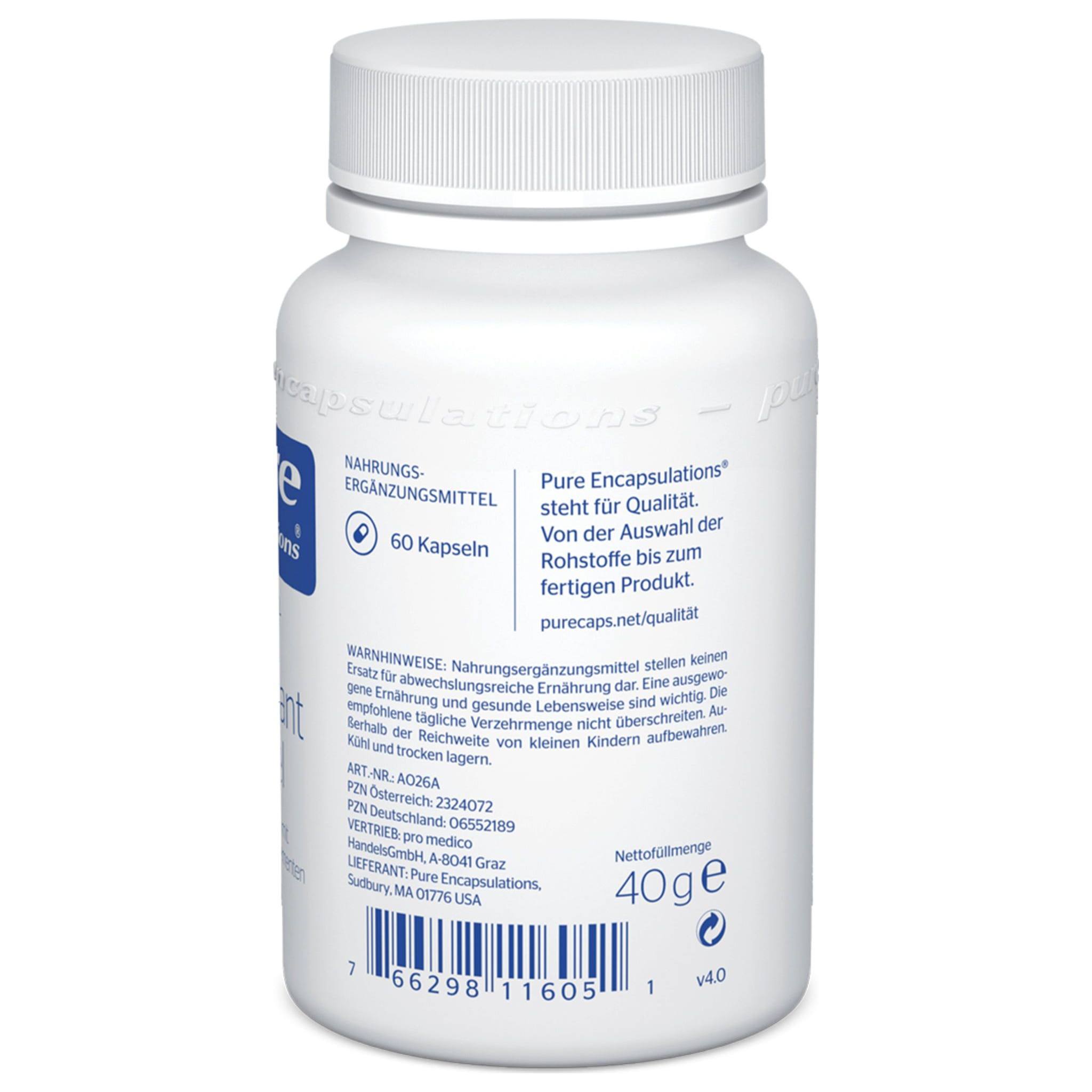 Pure Encapsulations AntiOxidant Formula  60 capsules