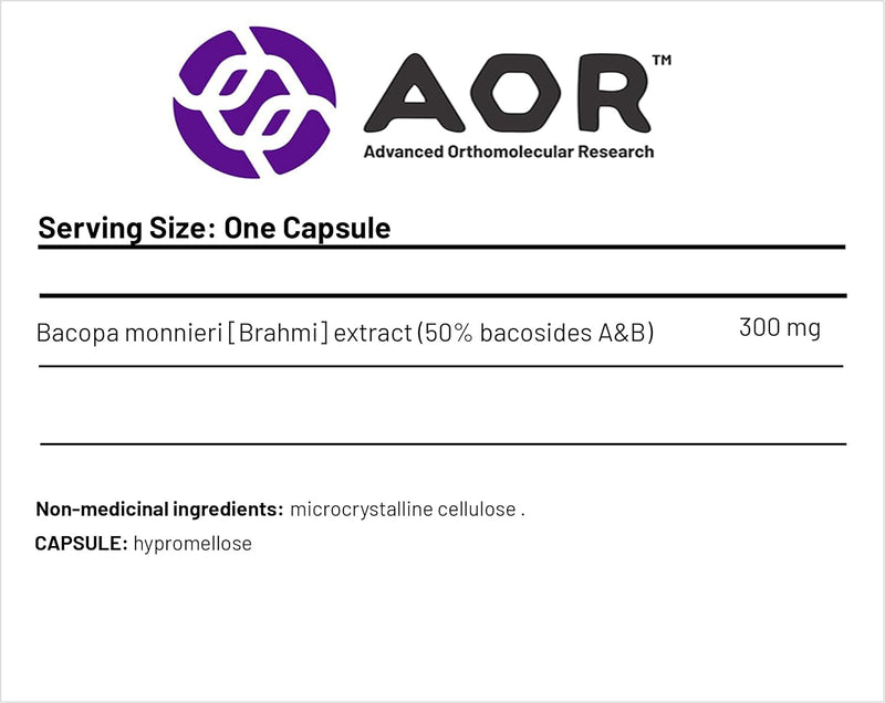 AOR Bacopa Enlighten - 60 capsules - Herbals