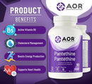 AOR Pantethine - 90 capsules - Vitamin B