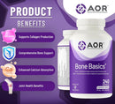AOR Bone Basics 271mg - 240 capsules - Calcium