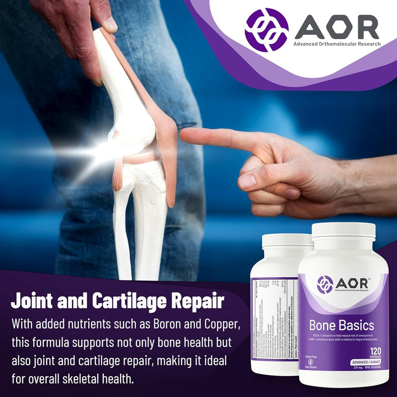 AOR Bone Basics 271mg - 240 capsules - Bone Support