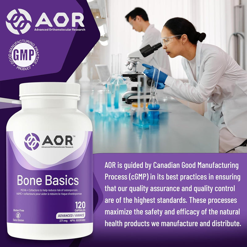 AOR Bone Basics 271mg - 240 capsules - Bone Support