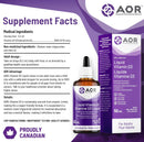 AOR Liquid Vitamin D3 Drops 1000 IU for Adults - 50ml - - Vitamin D