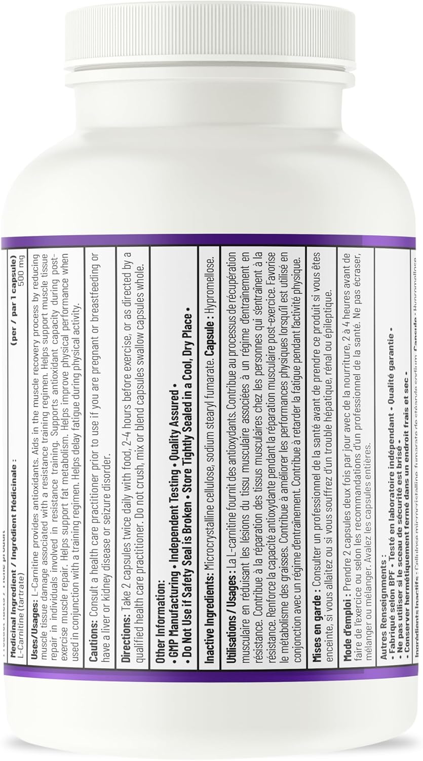 AOR L-Carnitine - 120 capsules - Amino Acids