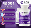 AOR Advanced PCOS Relief - 120 capsules 07 31 2025 - Women's Health