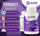 AOR Migraine Manager - 60 capsules - Herbals