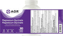 AOR Magnesium Glycinate - 180 capsules - Magnesium
