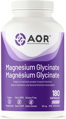 AOR Magnesium Glycinate - 180 capsules - Magnesium