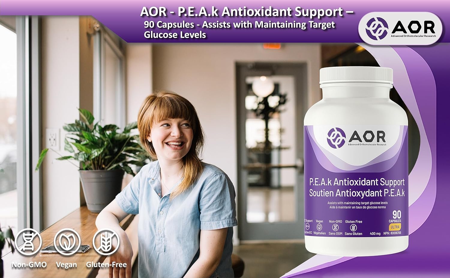 P.E.A.k Antioxidant Support 90 Capsules