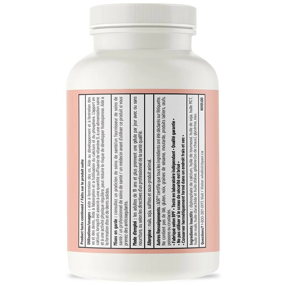 WHOLISTIC D3+K2 120 SoftGels / -