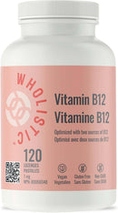 WHOLISTIC Vitamin B12 1mg - 120 Lozenges June 2025 - Vitamin B