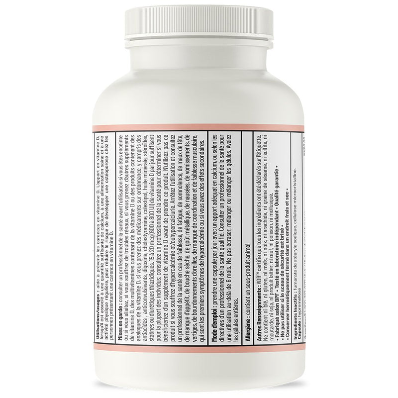 WHOLISTIC Vitamin D3 2500IU 120 Capsules