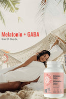 WHOLISTIC Melatonin + GABA - 90 Capsules June 2025 - Melatonin
