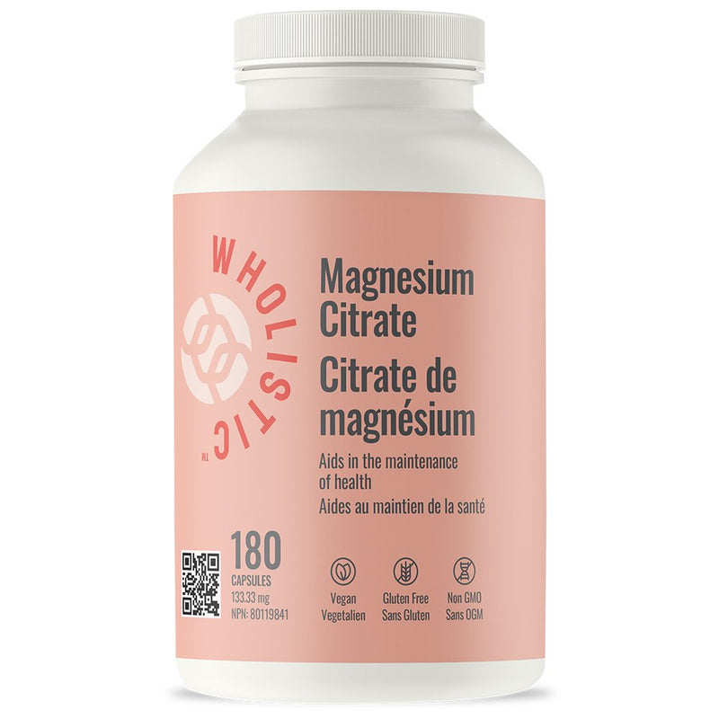 WHOLISTIC Magnesium Citrate 180 Capsules
