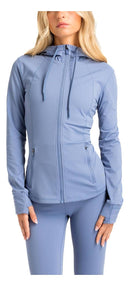 Aruki Women’s Soft Athletic Jacket - Serenity M - Jackets