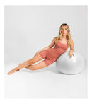 Aruki Women’s Seamless Ribbed Sports Bra - Light Mahogany L - Sports Bras