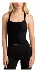 Aruki Women’s Seamless Ribbed Sports Bra - Jet Black S - Sports Bras