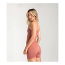 Aruki Women’s Seamless Biker Shorts - Light Mahogany XL - Shorts