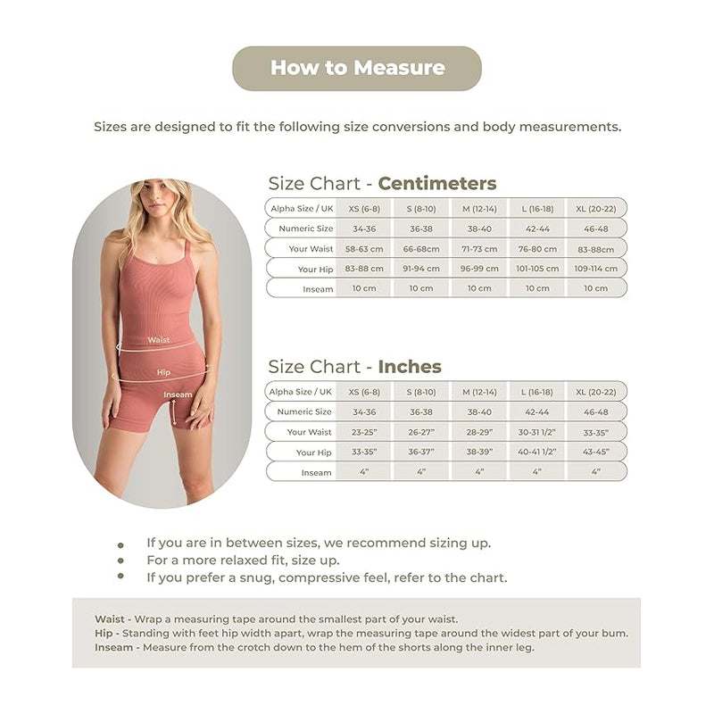 Aruki Women’s Seamless Biker Shorts - Light Mahogany XL - Shorts