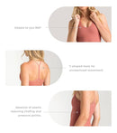 Aruki Women’s Seamless Short Ribbed Tank - Light Mahogany XL - Tank Tops