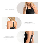 Aruki Women’s Seamless Short Ribbed Tank - Jet Black S - Tank Tops