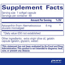 Pure Encapsulations Astaxanthin - 60 capsules - Antioxidant