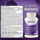AOR NMN + Wheat Germ - 30 Capsules - Antioxidant