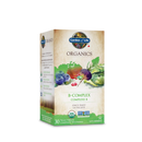 Garden of Life Organics - B-Complex Once Daily - 30 vegan tablets - Vitamin B