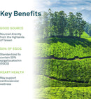 Organika Green Tea Extract - 60 vegetarian capsules - Antioxidant