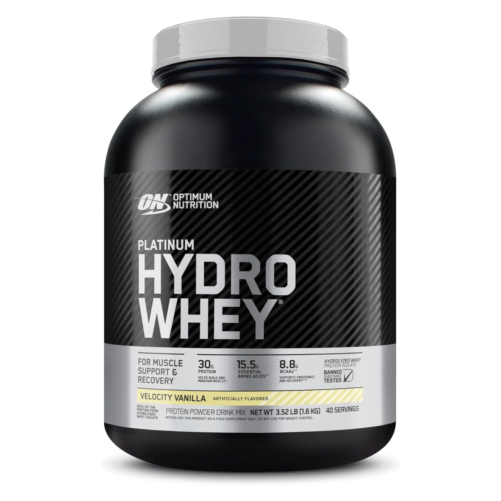 Optimum Nutrition Platinum HydroWhey Turbo Velocity Vanilla / 3.5lbs