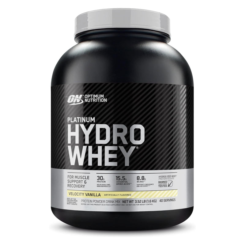 Optimum Nutrition Platinum HydroWhey Turbo Velocity Vanilla / 3.5lbs