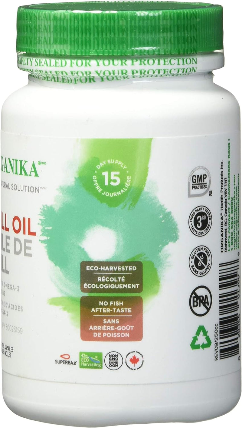 Organika Krill Oil - 90 Softgels - Omega 3