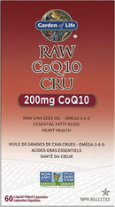 Garden of Life Raw CoQ10 200mg - 60 Vegetarian capsules - CoQ10