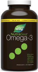 Nature's Way NutraSea Omega-3 Liquid Gels - 240 softgels Lemon - - Omega 3