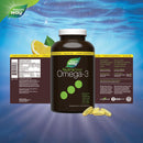 Nature's Way NutraSea Omega-3 Liquid Gels - 100 softgels Fresh Mint - - Omega 3