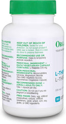 Organika L-Theanine - 90 vegetarian capsules - Amino Acids