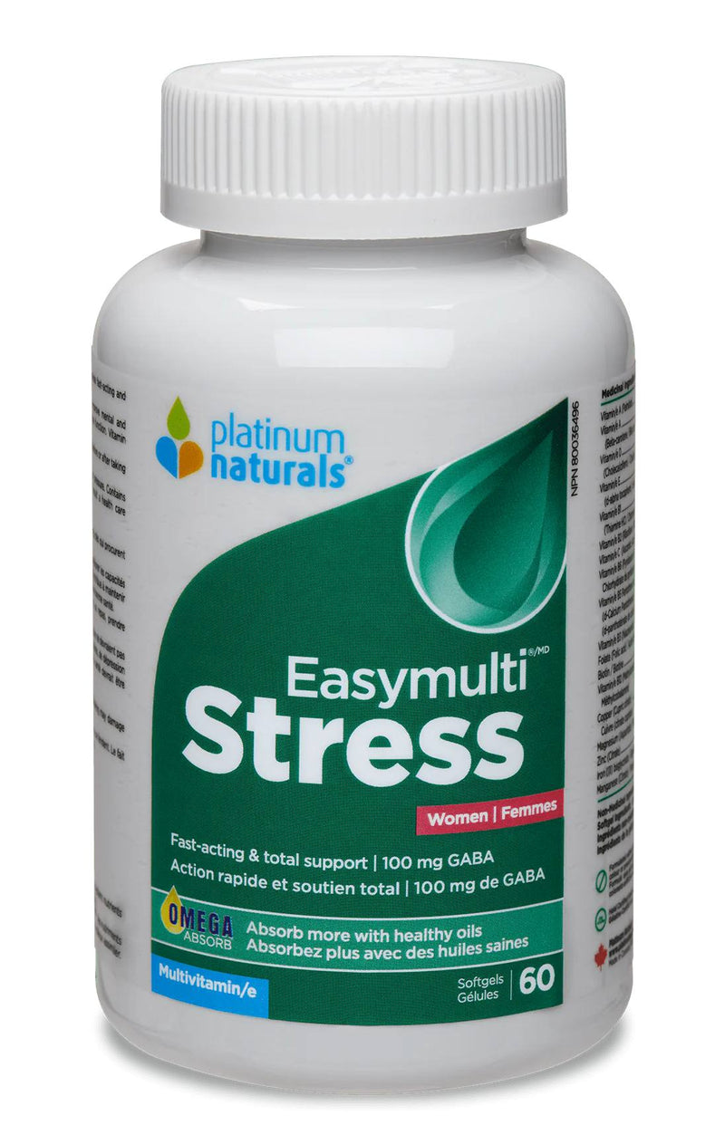 Platinum Naturals Easymulti Stress for Women 60 softgels