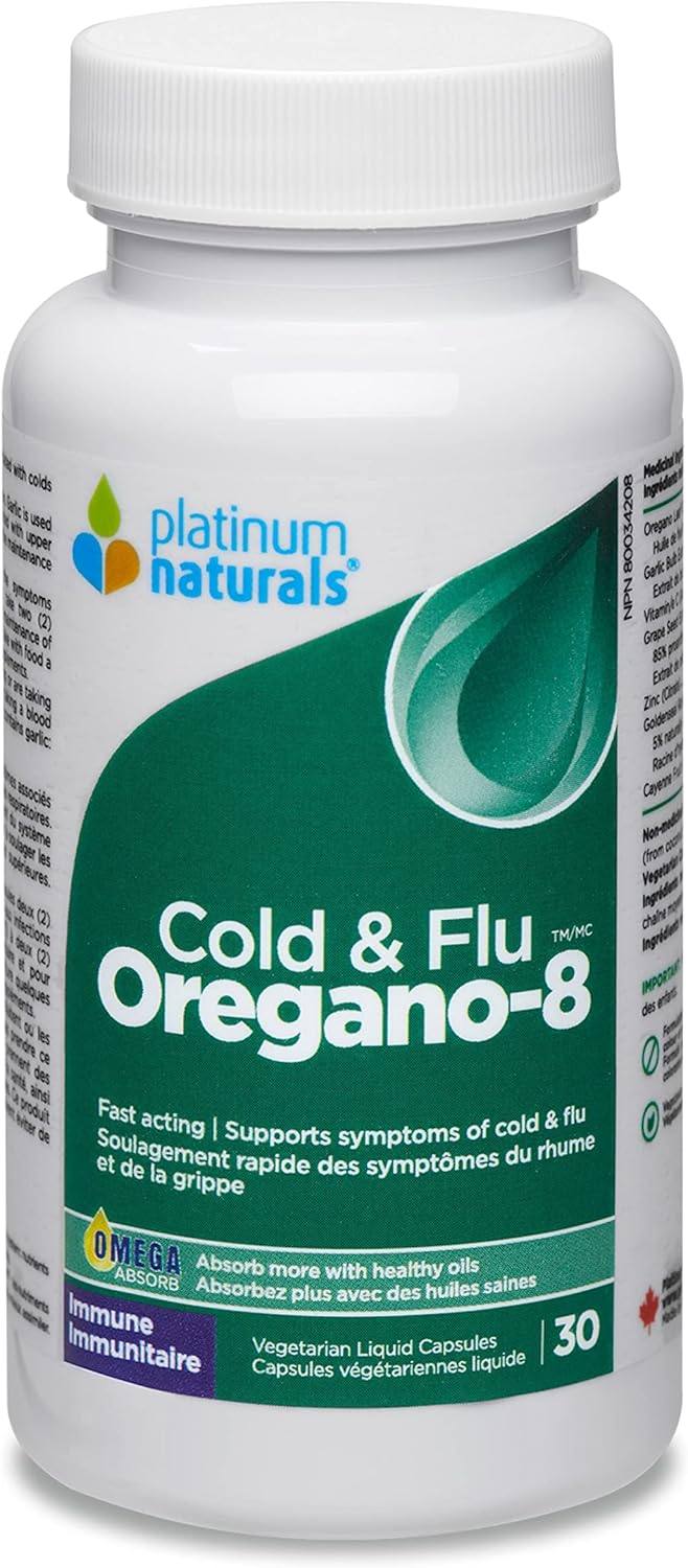 Platinum Naturals Oregano-8™ 30 vegetarian capsules