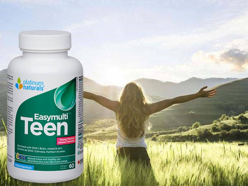 Platinum Naturals Easymulti Teen for Young Women 60 softgels