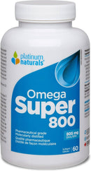Platinum Naturals Omega Super 800 - 60 softgels - Omega 3