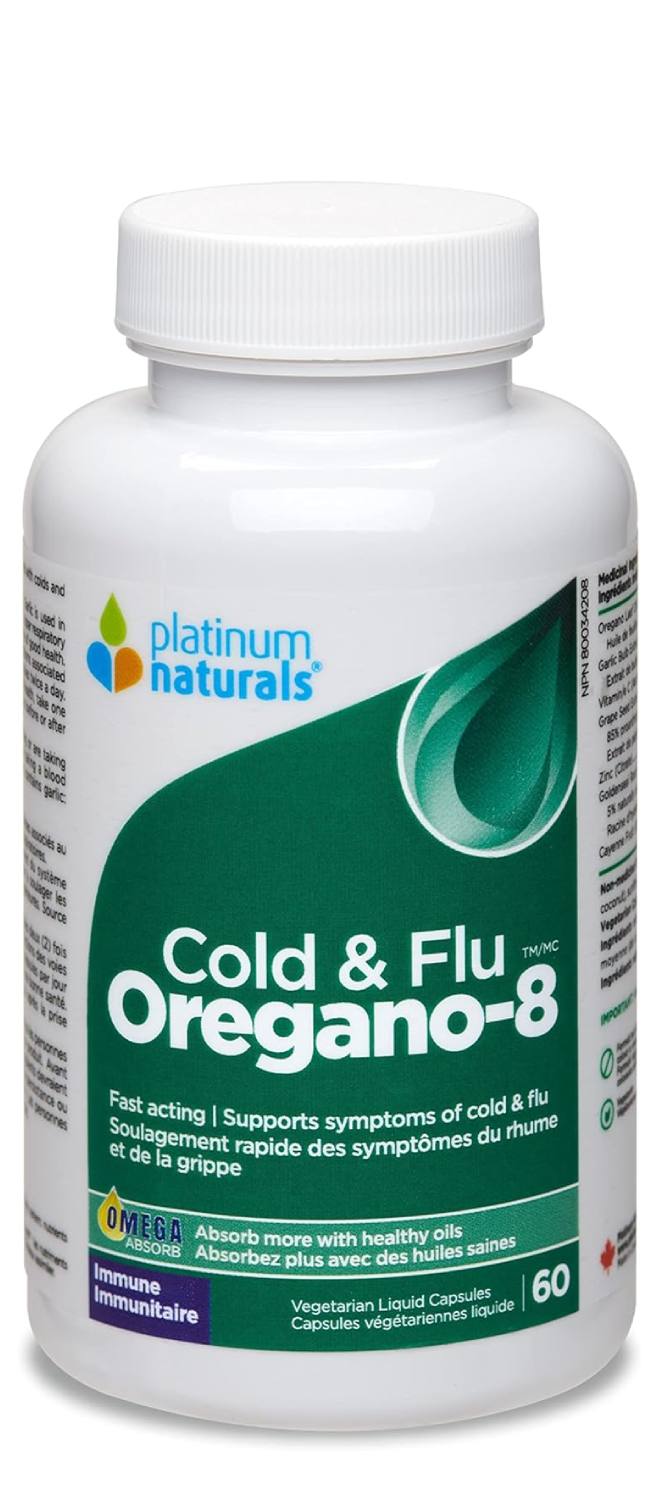 Platinum Naturals Oregano-8™ 60 vegetarian capsules