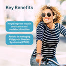 Organika Inositol (Myo-Inositol) - 90 Vegetarian Capsules - Supplements