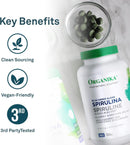 Organika Spirulina - 180 tablets - Greens