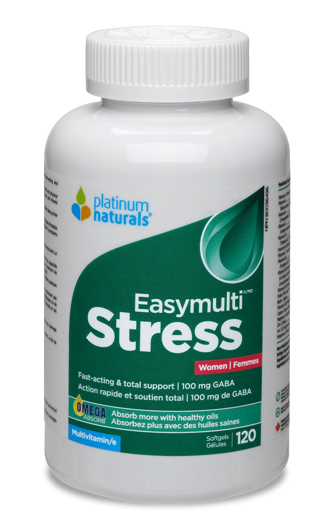 Platinum Naturals Easymulti Stress for Women 120 softgels