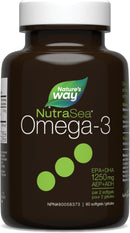 Nature's Way NutraSea Omega-3 Liquid Gels - 60 softgels Fresh Mint - - Omega 3