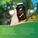 Nature's Way NutraSea Omega-3 + Vitamin D Liquid Gels - 100 softgels Fresh Mint - - Omega 3