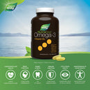 Nature's Way NutraSea Omega-3 + Vitamin D Liquid Gels - 100 softgels Fresh Mint - - Omega 3